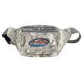 Digital Camo Poly Three-Zipper Fanny Pack